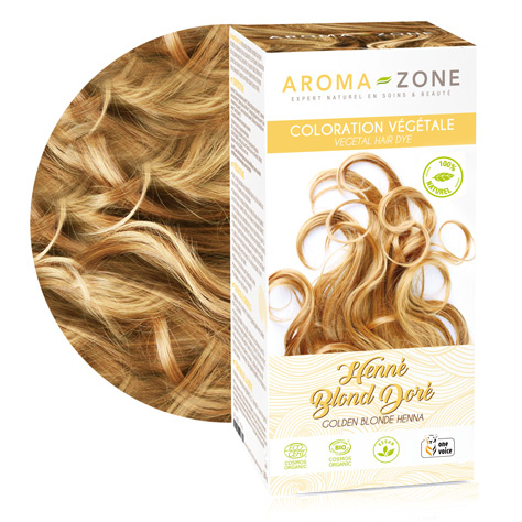 AROMA ZONE ZLATNO PLAVA 100 % PRIRODNA, ORGANSKA, BILJNA BOJA ZA KOSU