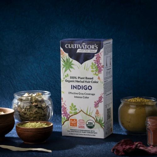 CULTIVATOR'S INDIGO 100% PRIRODNA, ORGANSKA, BILJNA BOJA ZA KOSU