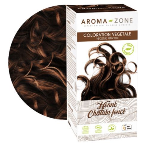 AROMA ZONE TAMNO SMEĐA 100 % PRIRODNA ORGANSKA BOJA ZA KOSU