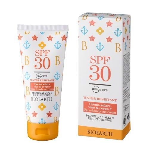 BIOEARTH KREMA ZA ZAŠTITU LICA I TIJELA OD SUNCA S MINERALNIM FILTRIMA SPF 30