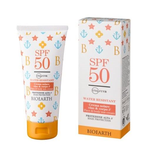 BIOEARTH KREMA ZA ZAŠTITU LICA I TIJELA OD SUNCA S MINERALNIM FILTRIMA SPF 50+